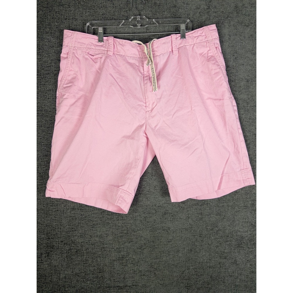 Polo Ralph Lauren Chino Shorts Mens 42 Pink Cotton Flat Front Preppy Summer
